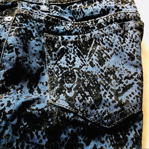 Free People jacquard flocked skinny jeans - Picture 3 of 7
